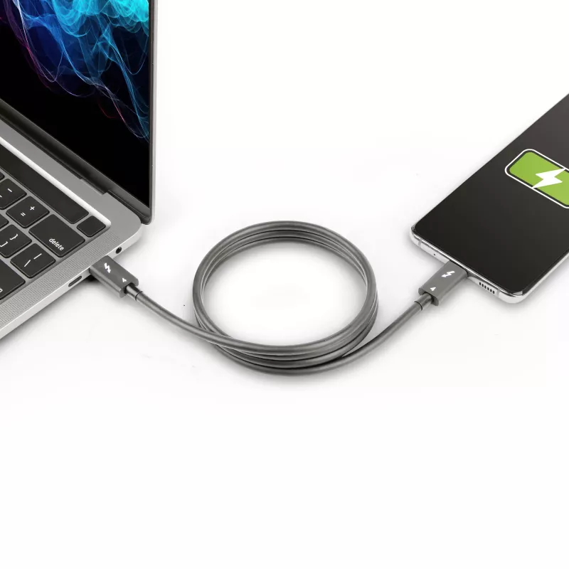 StarTech.com 0.9 m (3 pēdas) Thunderbolt 4 kabelis - 40 Gbps - 100 W PD - 4K/8K video - Intel sertificēts Thunderbolt kabelis - saderīgs ar USB4/Thunderbolt 3/USB 3.2/USB Type-C/DisplayPort