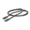 StarTech.com 0.9 m (3 pēdas) Thunderbolt 4 kabelis - 40 Gbps - 100 W PD - 4K/8K video - Intel sertificēts Thunderbolt kabelis - saderīgs ar USB4/Thunderbolt 3/USB 3.2/USB Type-C/DisplayPort