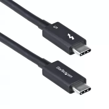 StarTech.com 3ft (1m) Thunderbolt 5 kabelis, 80Gbps/Līdz 120Gbps, 240W PD, 8K 60Hz, sertificēts Thunderbolt kabelis – saderīgs ar Thunderbolt 4/USB4/USB-C