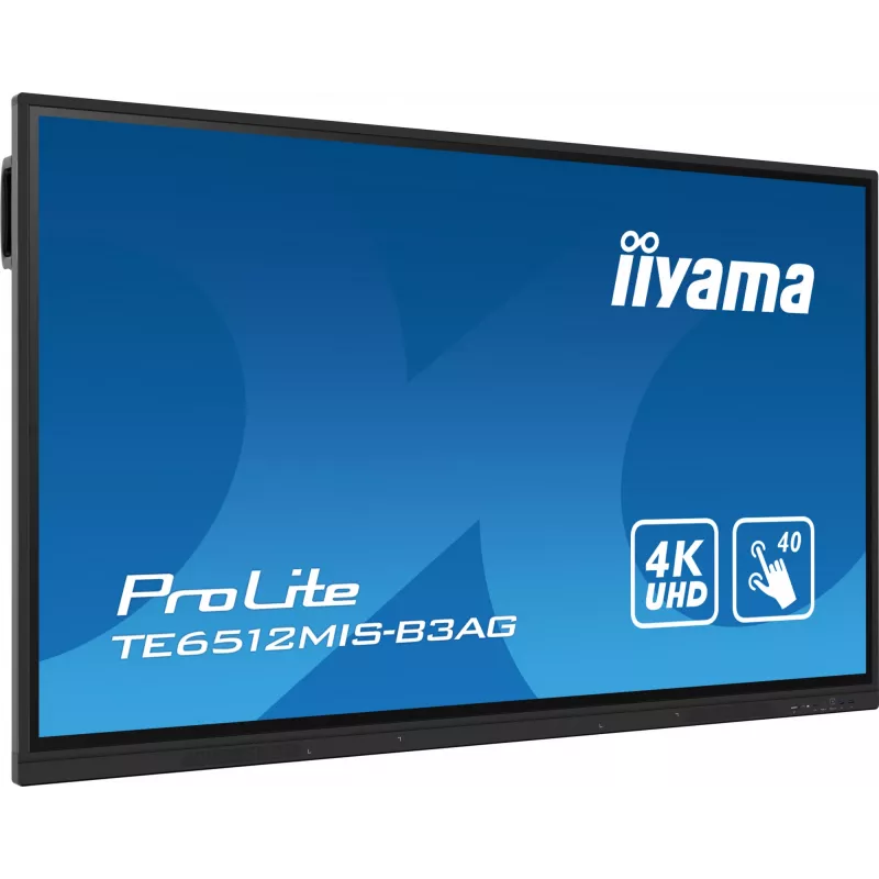 iiyama 65 collu interaktīvs 4K UHD skārienekrāns, kas paaugstina interaktīvo sadarbību