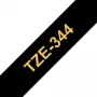 Brother laminēta lente 18 mm, zelts uz melna, TZe, termopārnese, Ķīna, 5 gads(-i), Brother