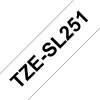 Brother TZESL251 etiķešu lente melns uz balta