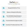 StarTech.com 2,5GbE USB-C uz Ethernet adapteris ar USB-A pārveidotāju, NBASE-T NIC, USB 3.0 Type-C 2,5/1G vairāku ātrumu tīkla, Thunderbolt saderīgs, Windows un Mac
