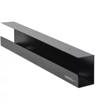 StarTech.com Under Desk kabelis Management Tray - Office/Standing Desk kabelis Tray Organizer - Desk/Table Mount Holder for Cords/Wire/Power Strip - Computer kabelis Manager - 23-1/2“L x 4-1/2”D