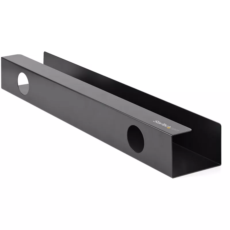 StarTech.com Under Desk kabelis Management Tray - Office/Standing Desk kabelis Tray Organizer - Desk/Table Mount Holder for Cords/Wire/Power Strip - Computer kabelis Manager - 23-1/2“L x 4-1/2”D