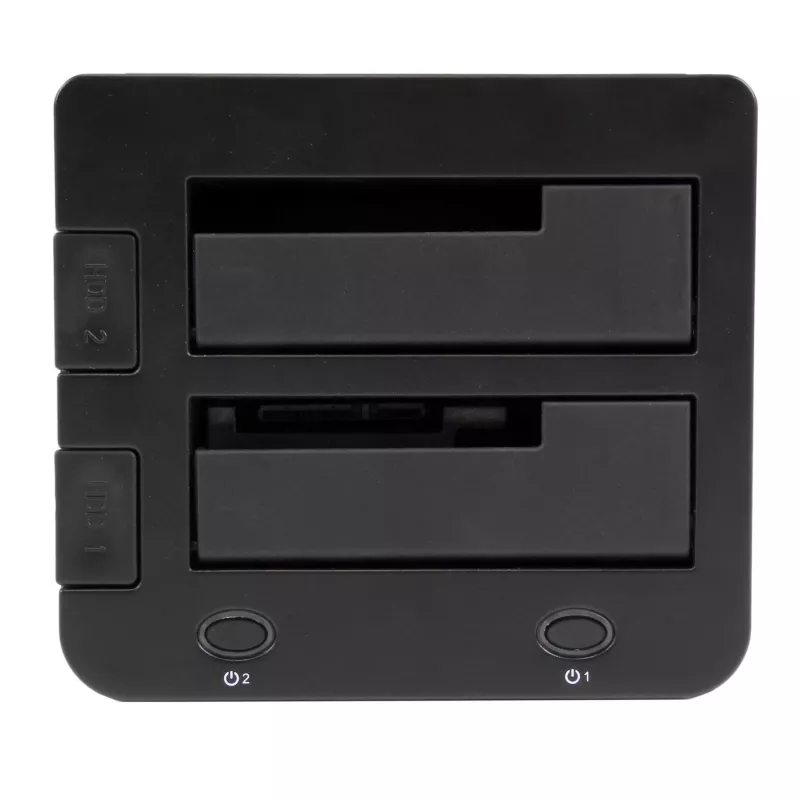 StarTech.com Divu nodalījumu USB 3.0 uz SATA un IDE cieto disku dokstacija, USB cieto disku doks, ārēja 2,5/3,5 collu SATA I/II/III un IDE (40 kontaktu) SSD/HDD dokstacija, karstās nomaiņas cieto disku nodalījumi, augšējās ielādes