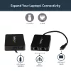 StarTech.com USB-C uz divu Gigabit Ethernet adapteri ar USB (Type-A) portu