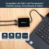 StarTech.com USB-C uz divu Gigabit Ethernet adapteri ar USB (Type-A) portu