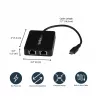 StarTech.com USB-C uz divu Gigabit Ethernet adapteri ar USB (Type-A) portu