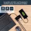 StarTech.com USB-C uz Ethernet adapteris ar 3 portu USB 3.0 centrmezglu un strāvas padevi