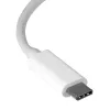 StarTech.com USB-C uz Gigabit tīkla adapteris - Balts, Vadu, USB Type-C, Ethernet, 5000 Mbit/s, Balts