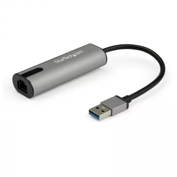 StarTech.com 2.5GbE USB A uz Ethernet adapteris - NBASE-T NIC - USB 3.0 Type A 2.5 GbE /1 GbE vairāku ātrumu Gigabit tīkls - USB 3.1 klēpjdatora pieslēgšanai RJ45/LAN - Lenovo X1 Carbon, HP EliteBook/ ZBook