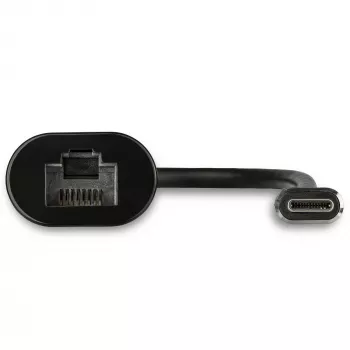 StarTech.com 2.5GbE USB C uz Ethernet adapteris NBASE-T NIC - USB 3.0 Type C 2.5/1 Gigabitu/100 Mbps vairāku ātrumu tīkla/ USB 3.1 klēpjdatora uz RJ45/LAN Thunderbolt 3 saderīgs/MacBook Pro Surface