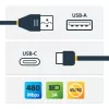 StarTech.com USB-C uz USB-A kabelis - vīr./vīr. - 1 m (3 pēdas) - USB 2.0