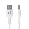 StarTech.com 2 m USB-A uz USB-C uzlādes kabelis, uzlāde un sinhronizācija, 3A, USB 2.0, TPE apvalks – balts USB uzlādes vads