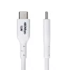 StarTech.com 2 m USB-A uz USB-C uzlādes kabelis, uzlāde un sinhronizācija, 3A, USB 2.0, TPE apvalks – balts USB uzlādes vads
