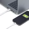 StarTech.com 2 m USB-A uz USB-C uzlādes kabelis, uzlāde un sinhronizācija, 3A, USB 2.0, TPE apvalks – balts USB uzlādes vads
