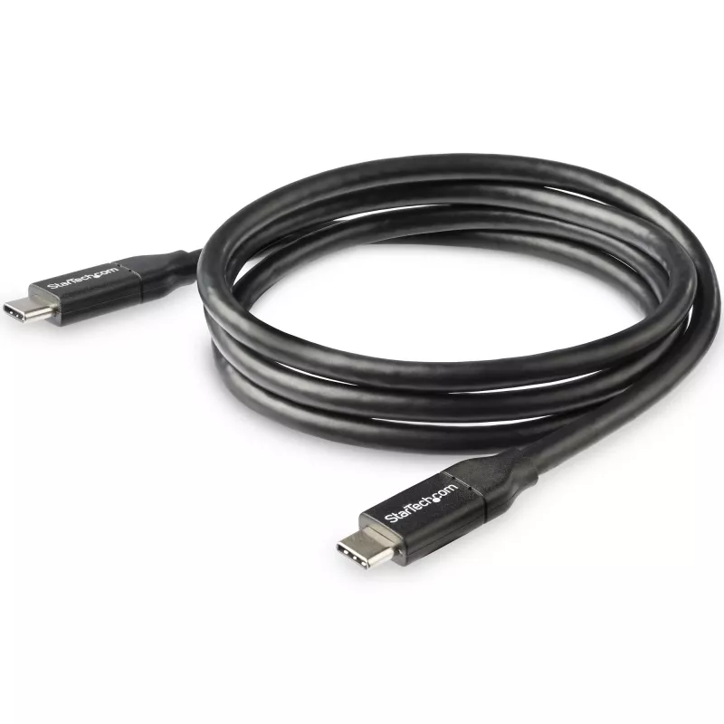 StarTech.com USB-C uz USB-C kabelis ar 5 A PD – M/M – 1 m – USB 2.0 – USB-IF sertificēts