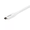 StarTech.com USB-C–USB-C kabelis ar 5 A PD – vīr./vīr. – balts – 2 m (6 pēdas) – USB 2.0 – USB-IF sertificēts
