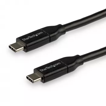 StarTech.com USB-C uz USB-C kabelis ar 5A barošanas piegādi - vīr./vīr. - 3 m - USB 2.0 - USB-IF sertificēts