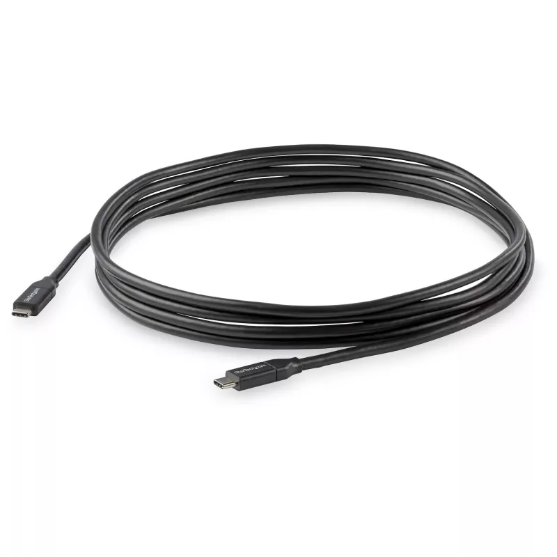 StarTech.com USB-C uz USB-C kabelis ar 5A barošanas piegādi - vīr./vīr. - 3 m - USB 2.0 - USB-IF sertificēts