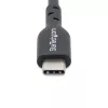 StarTech.com 1m (3 pēdas) USB C uzlādes kabelis, USB-C kabelis, USB 2.0 Type-C klēpjdatora lādētāja vads, 60W 3A Power Delivery, TPE apvalks, USB-C datu pārsūtīšanas kabelis, M/M