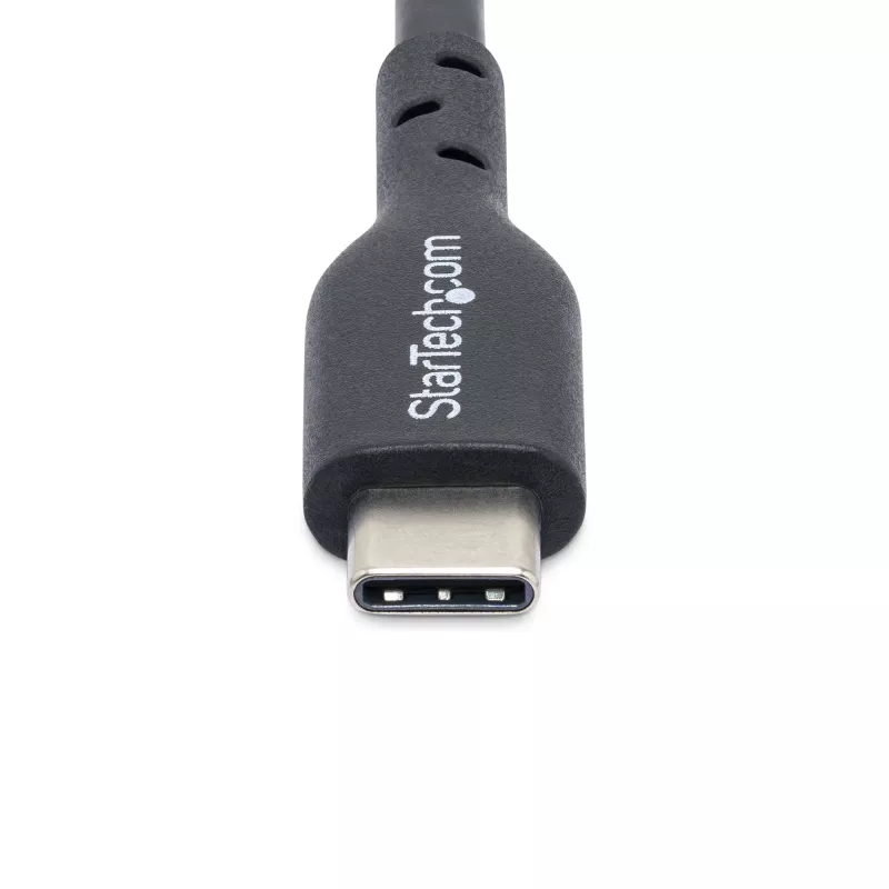StarTech.com 1m (3 pēdas) USB C uzlādes kabelis, USB-C kabelis, USB 2.0 Type-C klēpjdatora lādētāja vads, 60W 3A Power Delivery, TPE apvalks, USB-C datu pārsūtīšanas kabelis, M/M