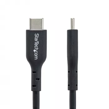 StarTech.com 3 m (9,8 pēdas) USB-C uzlādes kabelis, USB C kabelis, USB 2.0 Type-C klēpjdatora lādētāja vads, 60 W 3 A jaudas piegāde, TPE apvalks, USB-C datu pārsūtīšanas kabelis, M/M
