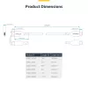 StarTech.com 3 m (9,8 pēdas) USB-C uzlādes kabelis, USB C kabelis, USB 2.0 Type-C klēpjdatora lādētāja vads, 60 W 3 A jaudas piegāde, TPE apvalks, USB-C datu pārsūtīšanas kabelis, M/M