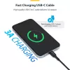 StarTech.com 3 m (9,8 pēdas) USB-C uzlādes kabelis, USB C kabelis, USB 2.0 Type-C klēpjdatora lādētāja vads, 60 W 3 A jaudas piegāde, TPE apvalks, USB-C datu pārsūtīšanas kabelis, M/M