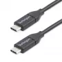 StarTech.com USB-C kabelis - M/M - 0,5 m - USB 2.0, 0,5 m, USB C, USB C, USB 2.0, vīriešu/vīriešu, melns