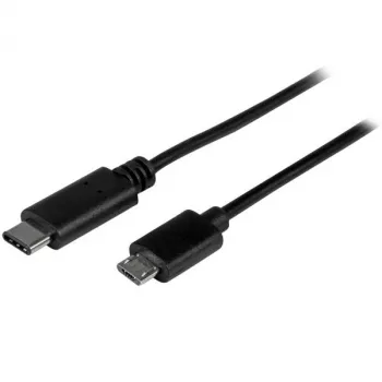 StarTech.com USB-C uz Micro-B kabelis - vīr./vīr. - 0,5 m - USB 2.0, 0,5 m, USB C, Micro-USB B, USB 2.0, 0,48 Gbit/s, melns