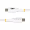 StarTech.com 1m balts USB-C uzlādes kabelis, USB-IF sertificēts USB C kabelis, 240W PD EPR, USB 2.0 Type-C klēpjdatoru lādētāja vads, USB-C datu pārraides kabelis, TPE apvalks