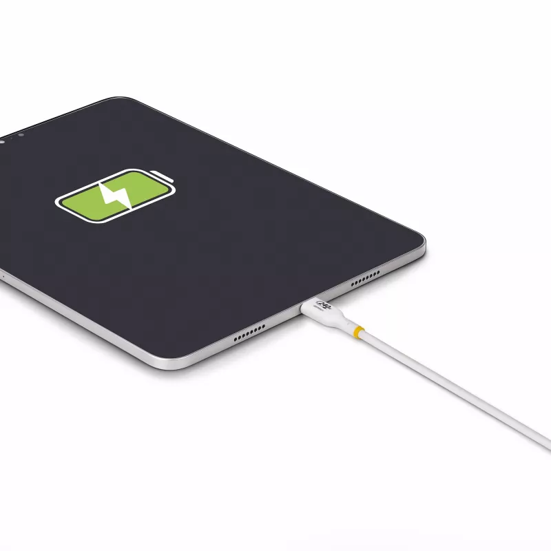 StarTech.com 1m balts USB-C uzlādes kabelis, USB-IF sertificēts USB C kabelis, 240W PD EPR, USB 2.0 Type-C klēpjdatoru lādētāja vads, USB-C datu pārraides kabelis, TPE apvalks