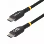 StarTech.com 2 m USB-C uzlādes kabelis, USB-IF sertificēts USB C kabelis, 240 W PD EPR, USB 2.0 Type-C klēpjdatora lādētāja vads, USB-C datu pārsūtīšanas kabelis, TPE apvalks, vīr./vīr.