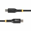 StarTech.com 2 m USB-C uzlādes kabelis, USB-IF sertificēts USB C kabelis, 240 W PD EPR, USB 2.0 Type-C klēpjdatora lādētāja vads, USB-C datu pārsūtīšanas kabelis, TPE apvalks, vīr./vīr.