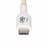 StarTech.com 3m balts USB-C uzlādes kabelis, USB-IF sertificēts USB C kabelis, 240W PD EPR, USB 2.0 Type-C klēpjdatora lādēšanas vads, USB-C datu pārraides kabelis, TPE apvalks
