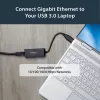 StarTech.com USB 3.0 uz Gigabit Ethernet tīkla adapteris, 10/100/1000 Mb/s, USB uz RJ45, USB 3.0 uz LAN adapteris, USB 3.0 Ethernet adapteris (GbE), TAA atbilstošs