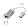 StarTech.com USB 3.0 uz Gigabit tīkla adapteris - Sudraba, Vadu, USB, Ethernet, 2000 Mbit/s, Sudraba