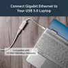 StarTech.com USB 3.0 uz Gigabit tīkla adapteris - Sudraba, Vadu, USB, Ethernet, 2000 Mbit/s, Sudraba