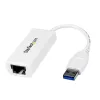 StarTech.com USB 3.0 uz Gigabit Ethernet tīkla adapteris, 10/100/1000 Mbps, USB uz RJ45, USB 3.0 uz LAN adapteris, USB 3.0 Ethernet adapteris (GbE), TAA atbilstīgs