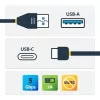 StarTech.com USB–USB-C kabelis – V/V – 1 m (3 pēdas) – USB 3.0 – USB-A uz USB-C