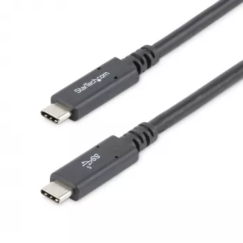 StarTech.com 6 pēdu (1,8 m) USB C uz USB C kabelis - 5 A, 100 W PD 3.0 - sertificēts darbam ar Chromebook - USB-IF sertificēts - vīrišķais/vīrišķais - USB 3.0 5 Gbit/s - USB C uzlādes kabelis - USB Type C kabelis