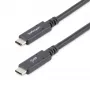 StarTech.com 6 pēdu (1,8 m) USB C uz USB C kabelis - 5 A, 100 W PD 3.0 - sertificēts darbam ar Chromebook - USB-IF sertificēts - vīrišķais/vīrišķais - USB 3.0 5 Gbit/s - USB C uzlādes kabelis - USB Type C kabelis