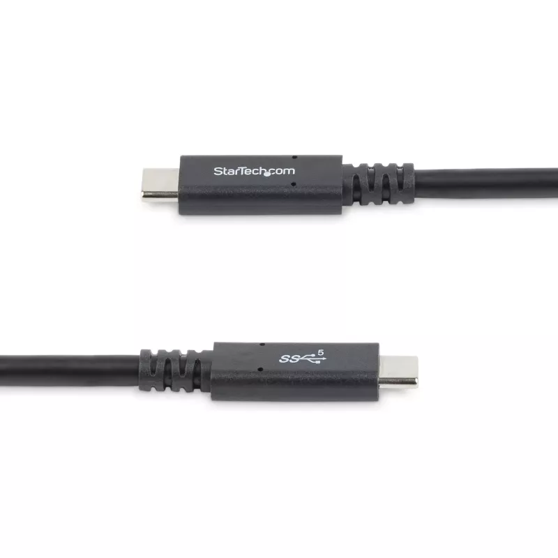 StarTech.com 6 pēdu (1,8 m) USB C uz USB C kabelis - 5 A, 100 W PD 3.0 - sertificēts darbam ar Chromebook - USB-IF sertificēts - vīrišķais/vīrišķais - USB 3.0 5 Gbit/s - USB C uzlādes kabelis - USB Type C kabelis
