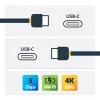 StarTech.com USB-C uz USB-C kabelis - vīriešu/vīriešu - 1 m (3 pēdas) - USB 3.0 (5 Gbps)