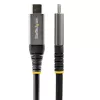 StarTech.com 6 pēdu (2 m) USB C kabelis 5 Gbps - augstas kvalitātes USB-C kabelis - USB 3.0 (5 Gbps) Type-C kabelis - 100 W (5 A) Power Delivery uzlāde, DP Alt Mode - USB C uz C vads - uzlāde un sinhronizācija