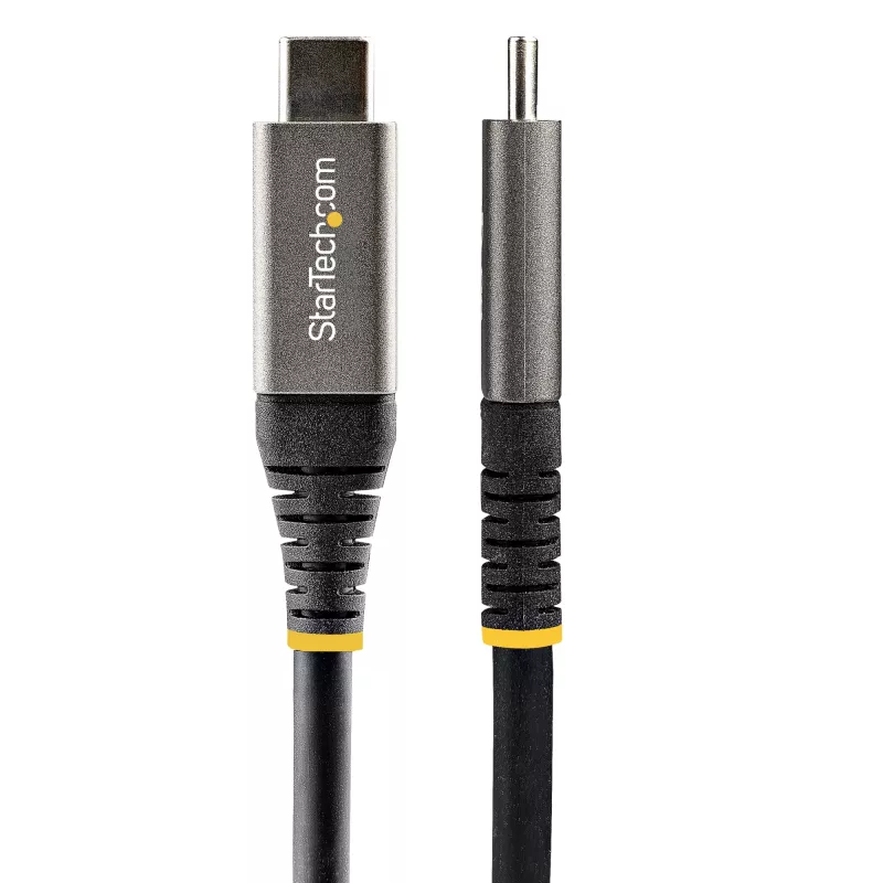 StarTech.com 6 pēdu (2 m) USB C kabelis 5 Gbps - augstas kvalitātes USB-C kabelis - USB 3.0 (5 Gbps) Type-C kabelis - 100 W (5 A) Power Delivery uzlāde, DP Alt Mode - USB C uz C vads - uzlāde un sinhronizācija
