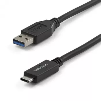 StarTech.com 3 ft. (1 m) USB to USB-C kabelis - M/M, 1 m, USB A, USB C, USB 3.2 Gen 2 (3.1 Gen 2), 10 Gbit/s, Melns