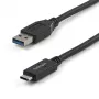 StarTech.com 3 ft. (1 m) USB to USB-C kabelis - M/M, 1 m, USB A, USB C, USB 3.2 Gen 2 (3.1 Gen 2), 10 Gbit/s, Melns